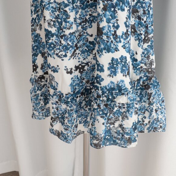 Parker Floral Off Shoulder Mini Dress Sz S - Picture 6 of 6